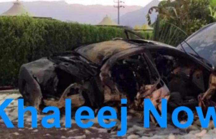 خمسة شبّان من قلوة ينقذون شابًا من موت محقق داخل مركبة مشتعلة