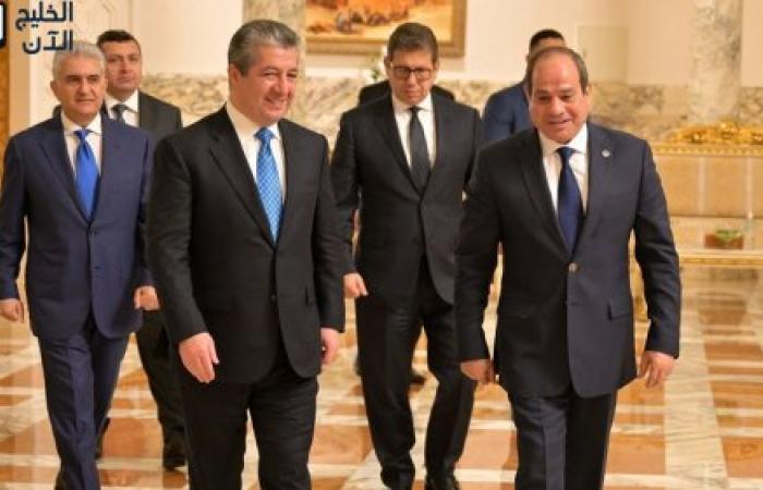 تعزيز العلاقات بين مصر وكوردستان في لقاء بارزاني والسيسي