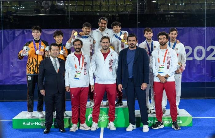 الرياضة القطرية | قطر تظفر بأول ذهبية في تاريخ رياضة البادل بالألعاب الآسيوية | قطر الان