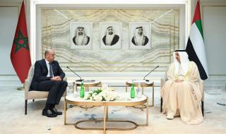 الامارات الان | صقر غباش ورئيس مجلس المستشارين المغربي يبحثان التعاون البرلماني | اخبار الامارات
