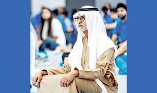 اخبار الرياضة | نهيان بن مبارك يشهد الاحتفال بيوم اليوغا