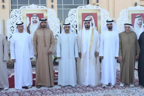 الامارات الان | أحمد وراشد بن حميد يحضران أفراح الكتبي | اخبار الامارات