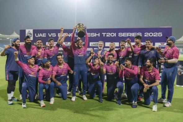 اخبار الرياضة | نهيان بن مبارك يشيد بفوز منتخب الكريكيت في سلسلة «T20»