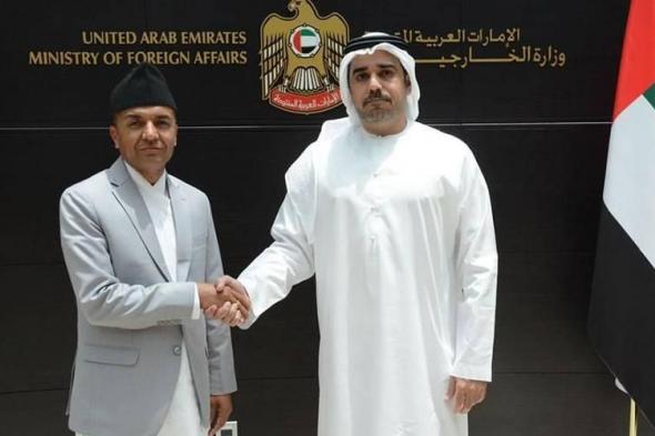 الامارات الان | «الخارجية» تتسلم البراءة القنصلية لقنصل عام نيبال | اخبار الامارات